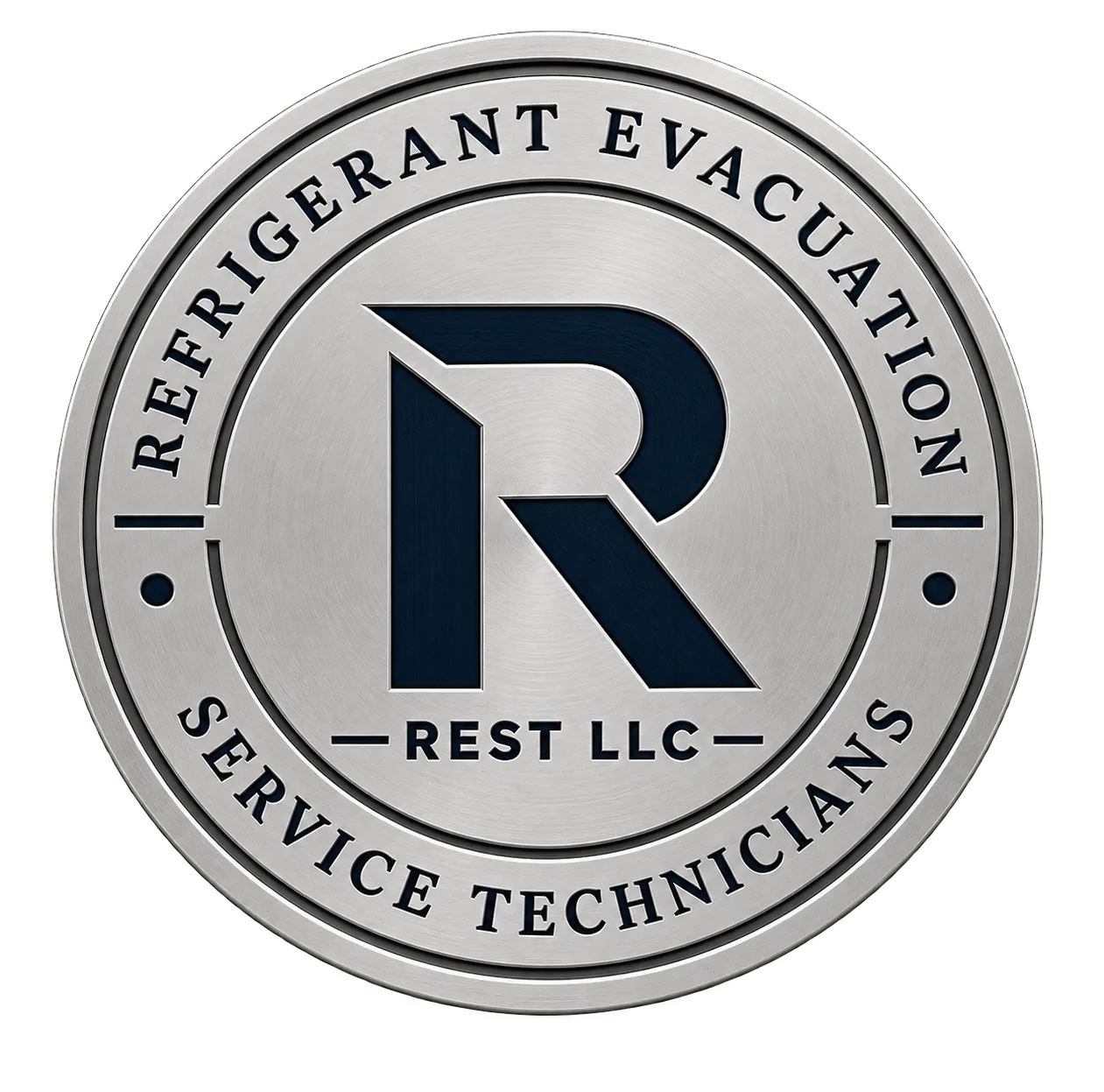 REST LLC refrigerant evacuation service technicians emblem